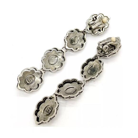 Gucci Crystal Glass Stone Drop Earrings - Picture 3 of 9